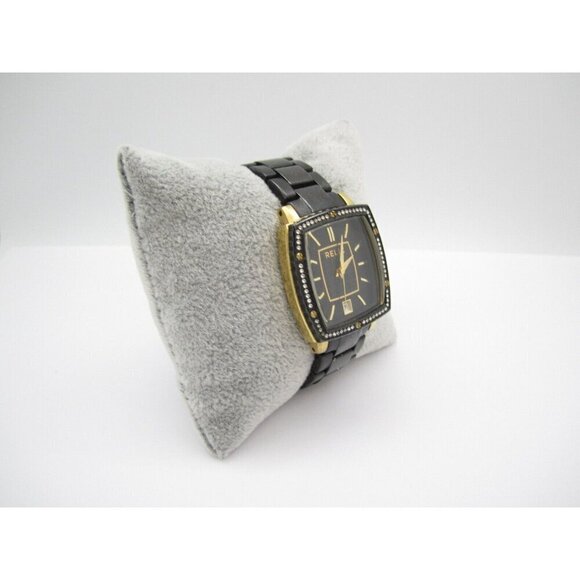 Women Relic Crystals Quartz WR Analog 30mm Tank Watch (H180) "New Battery" - Picture 5 of 8